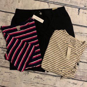 Chico's Outfit - shorts with 2 tops